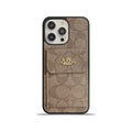 Classic iPhone Case With Card Holder Wallet Light Brown -SZK240425