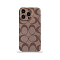 Classic iPhone Case Leather Light Brow -QBK240513