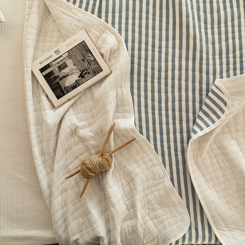 Cotton Striped Quilt