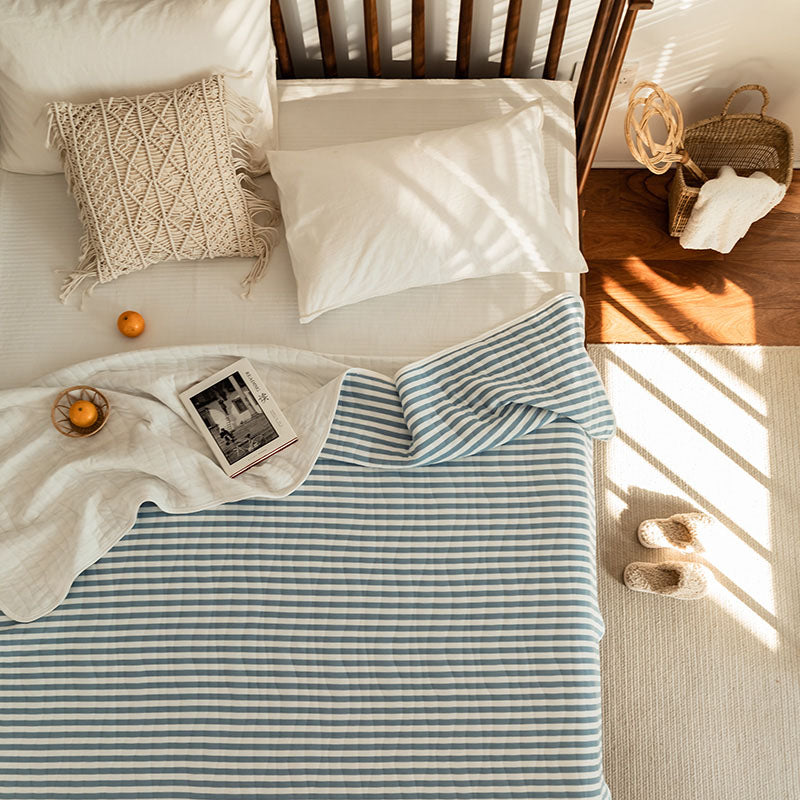 Cotton Striped Quilt