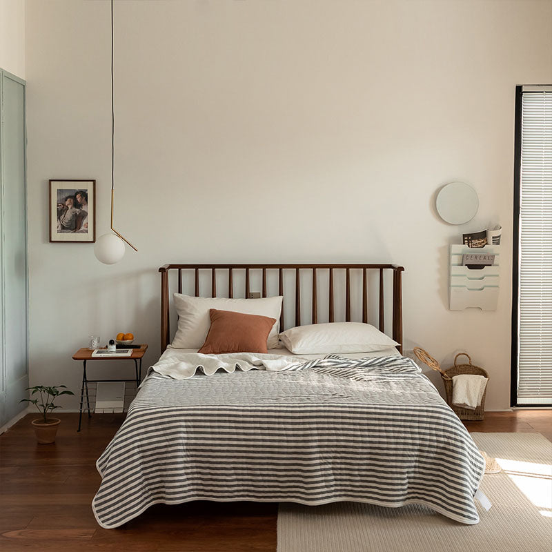 Cotton Striped Quilt