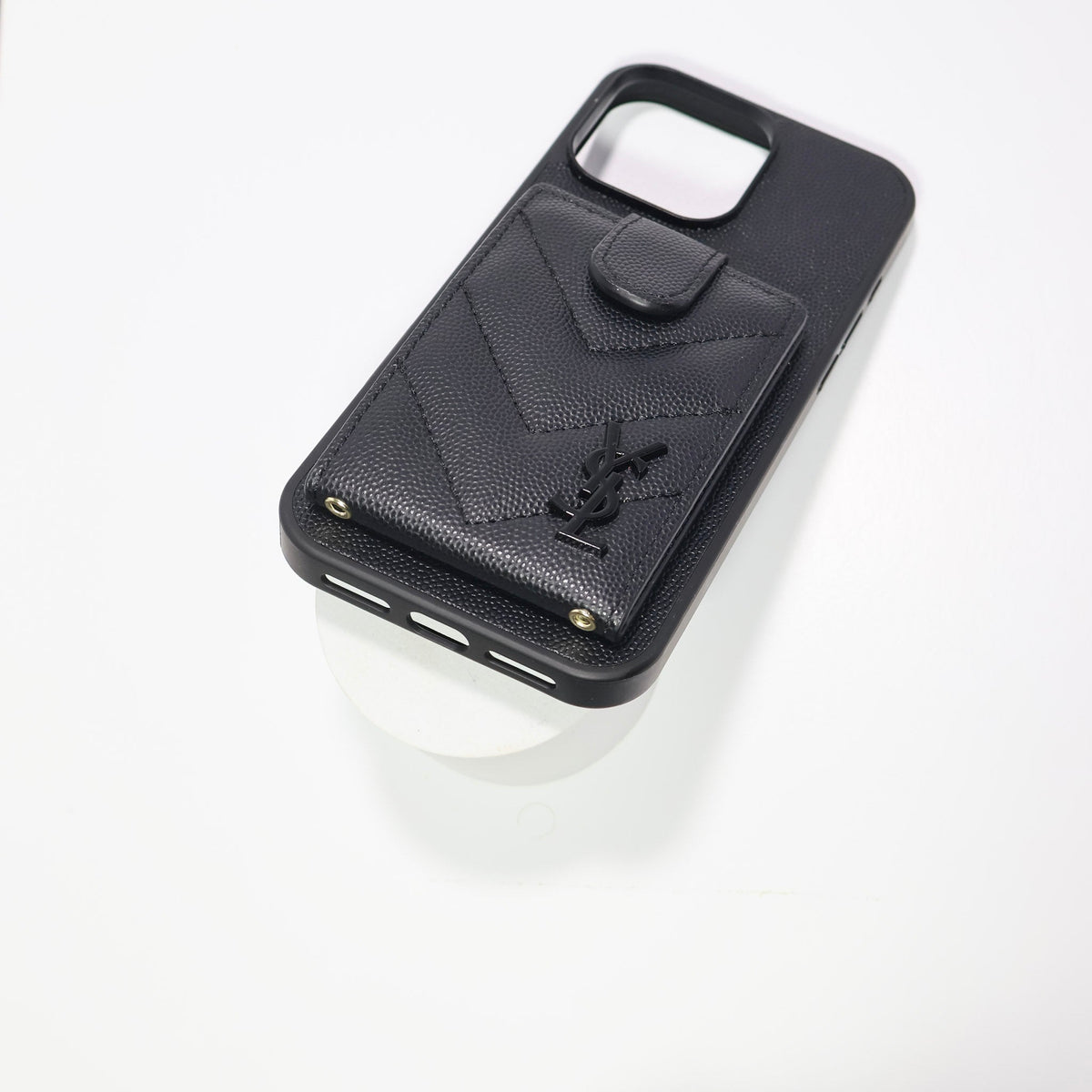 iPhone Case YSL Leather Card Holder