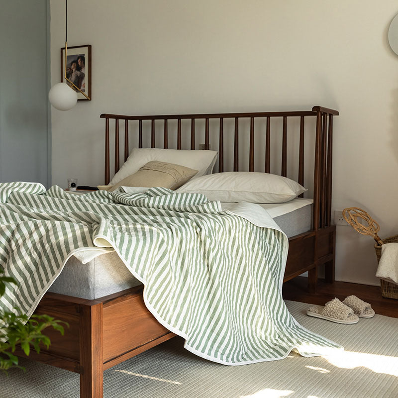 Cotton Striped Quilt