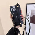 Designer Crossbody iPhone Case Card Holder Lanyard