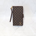 Classic Leather Wallet iPhone Case 14-17 Pro Max Plus Air