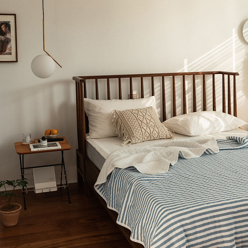 Cotton Striped Quilt