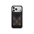 Retro Brown Card Pocket iPhone Case