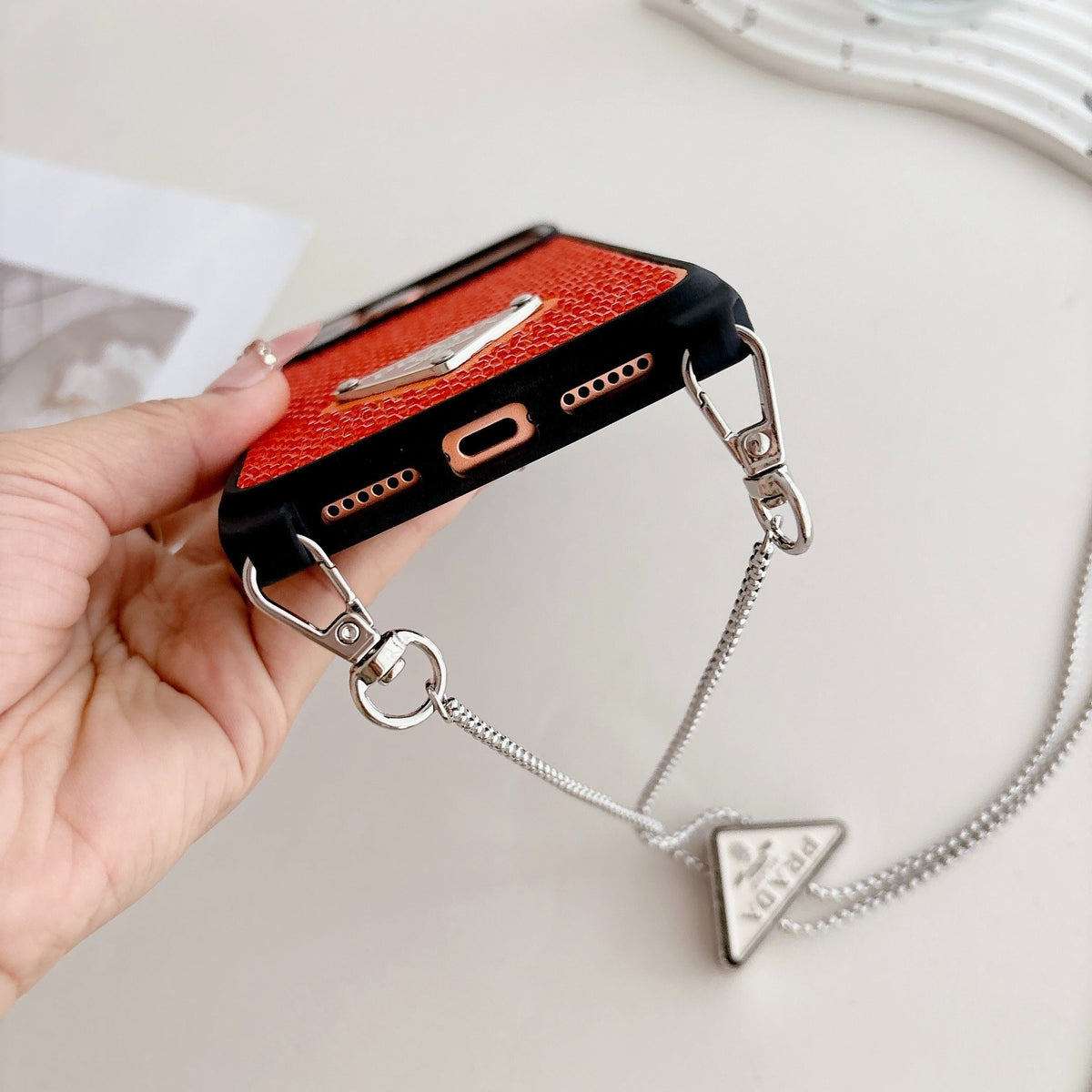 3 Color Phone Case on Chain iPhone