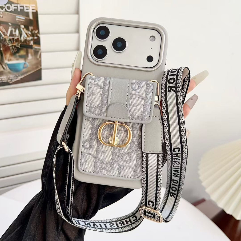 DR Crossbody Card Holder iPhone Case