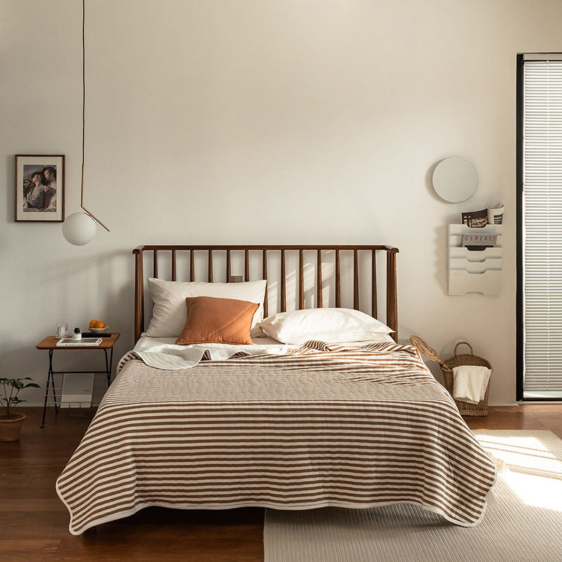 Cotton Striped Quilt