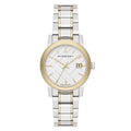 Burberry The City Ladies 34mm Two-Tone Yellow Gold Watch