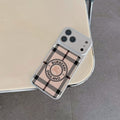 Burberry Phone Case Lens Protector Style for iPhone 13-17 / Pro / Pro Max