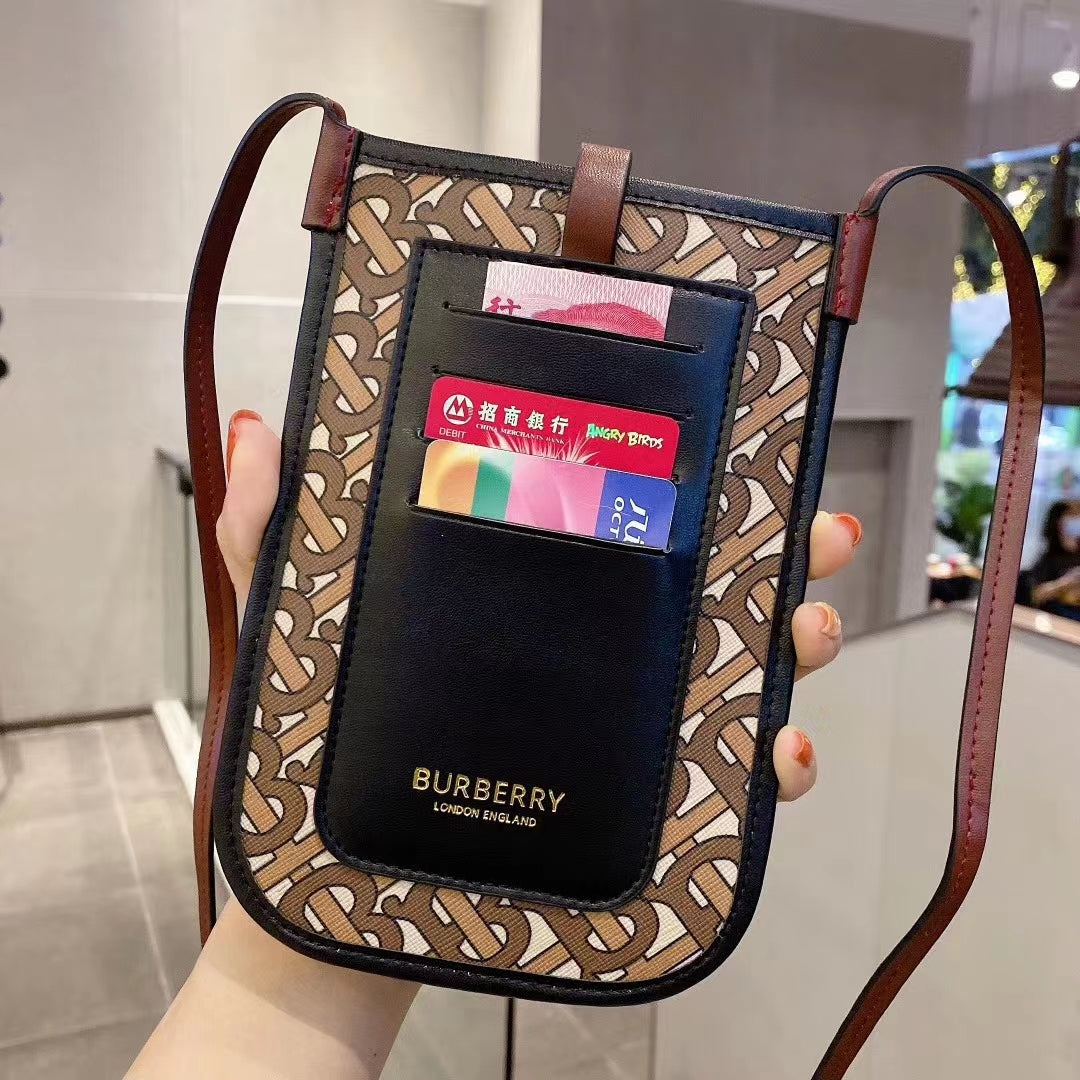 Shop Burberry Crossbody Purse Mini Shoulder Bag Card Holder