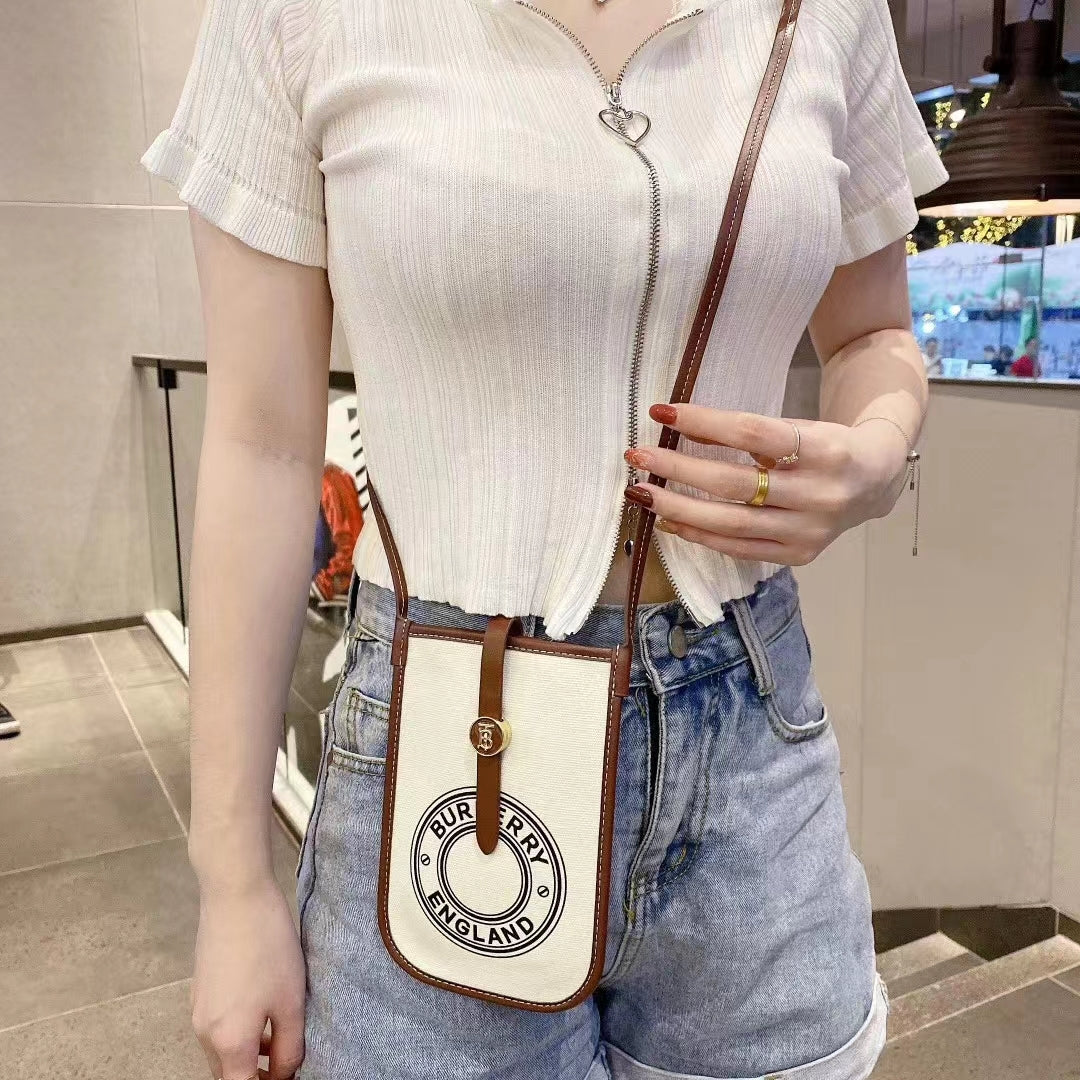 Shop Burberry Crossbody Purse Mini Shoulder Bag Card Holder