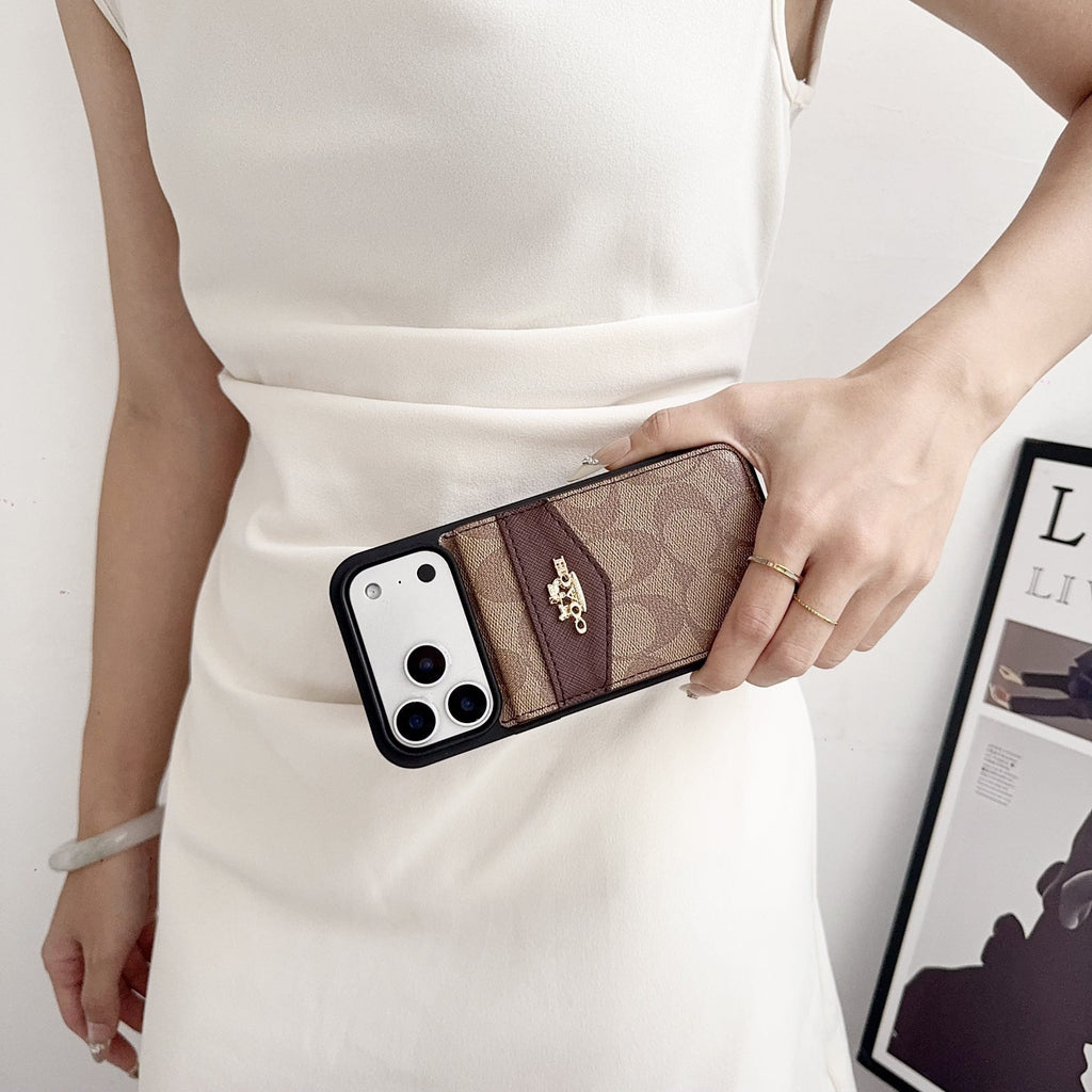 Card Holder Coach iPhone Case for 17 series