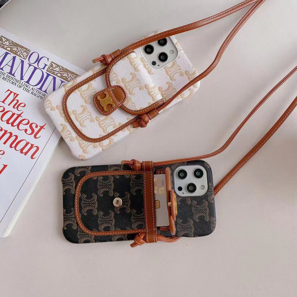 Luxury CrossBody iPhone Case for iPhone 11 12 13 14 Pro Max