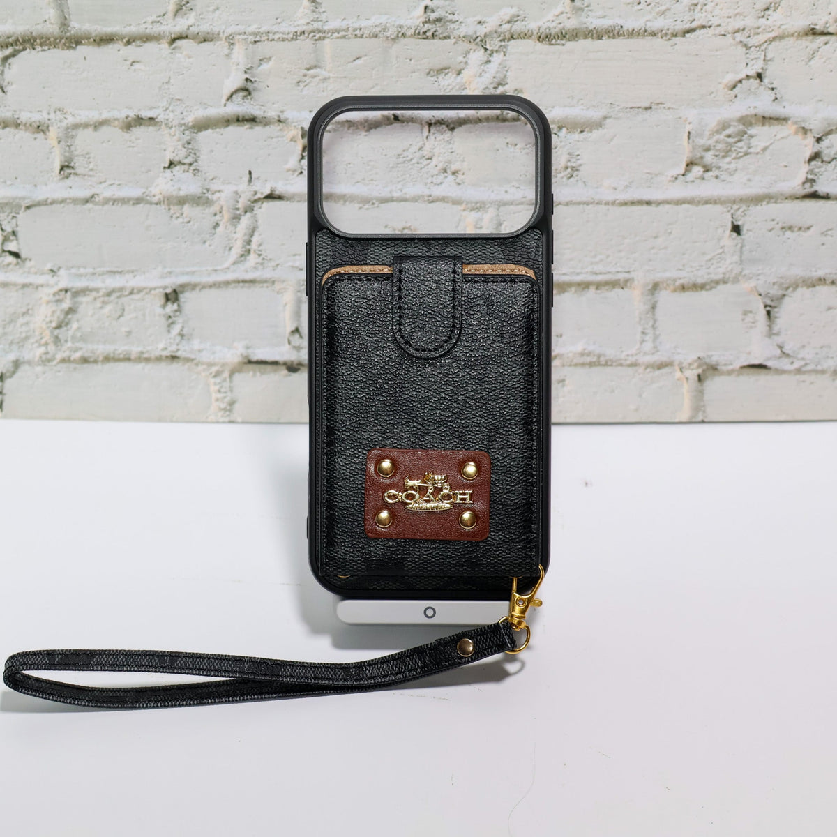 Coach Card Holder Case iPhone 1217/Pro/Pro Max/Plus