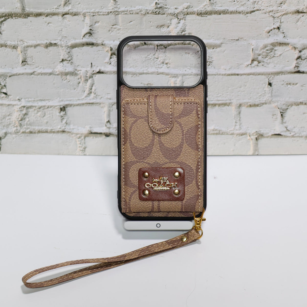 Coach Card Holder Case iPhone 1217/Pro/Pro Max/Plus