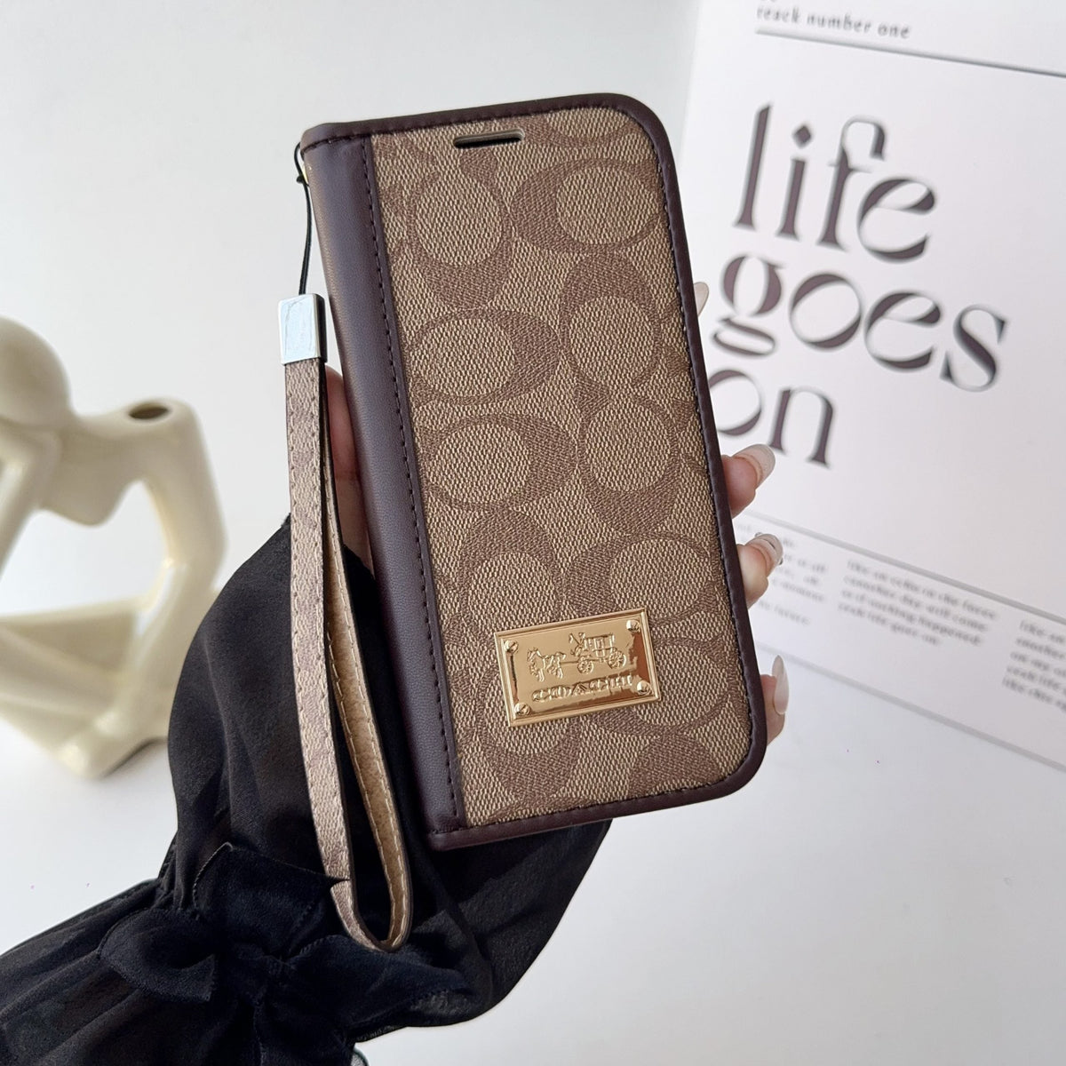 Coach Holster Wallet Case for iPhone