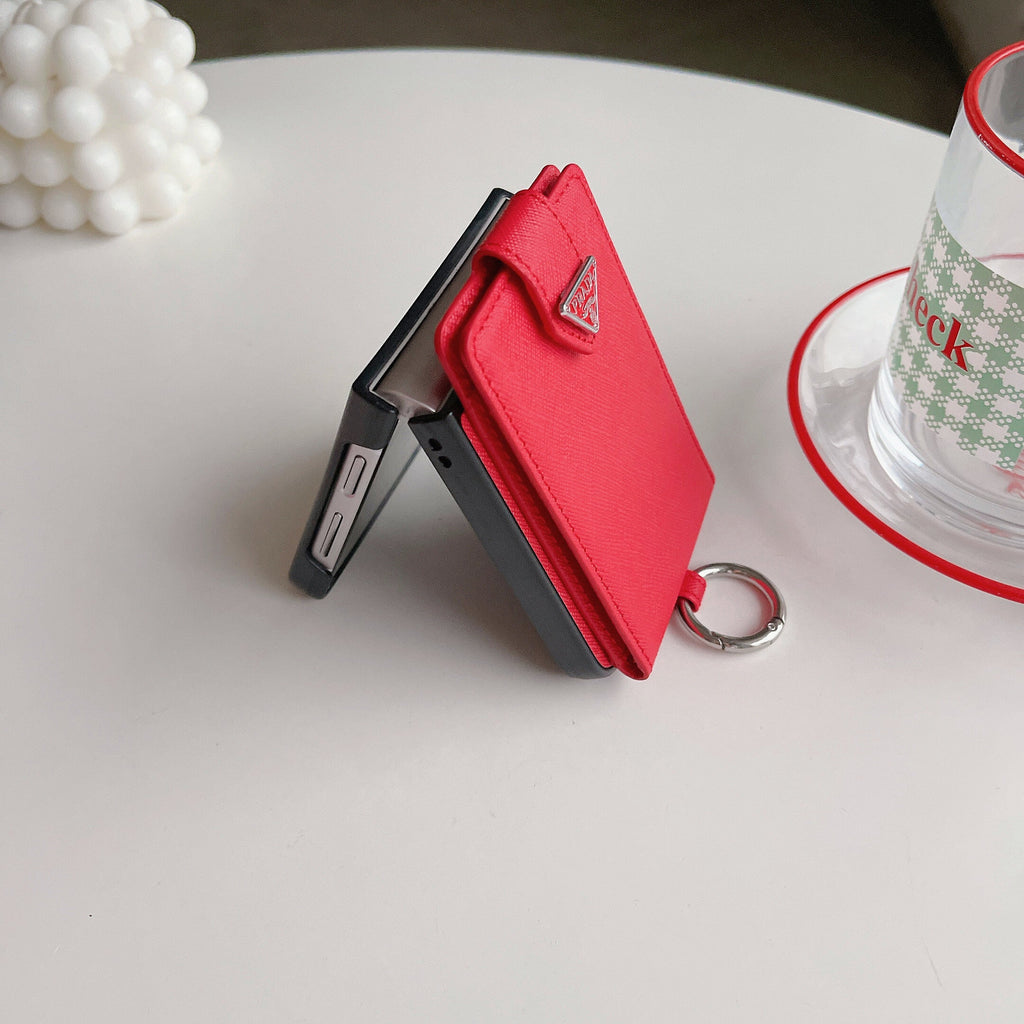 Crossbody Wallet Case Prada Style Samsung Z Flip 3/4/5/6/7