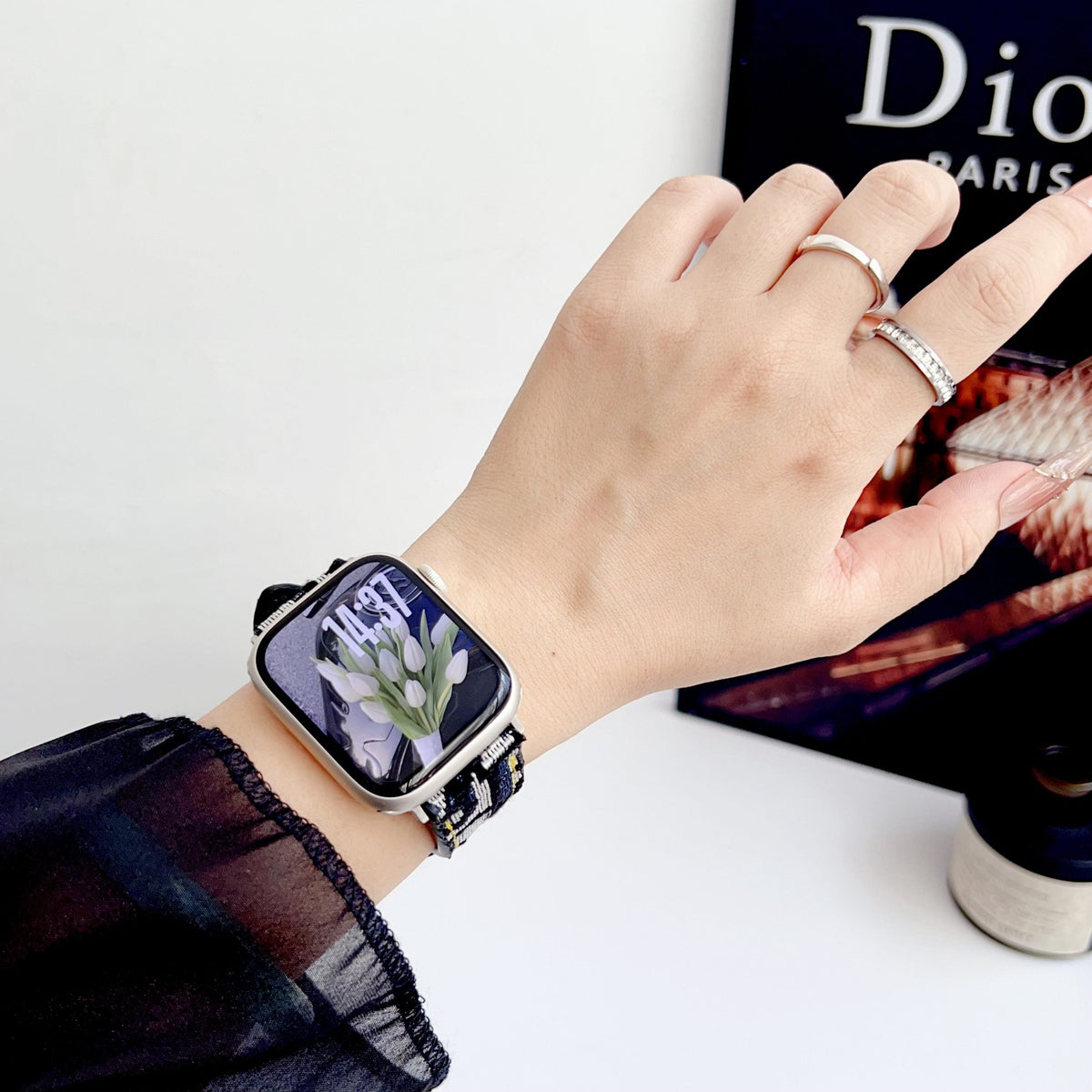 Fabric Dior Apple Watch Band