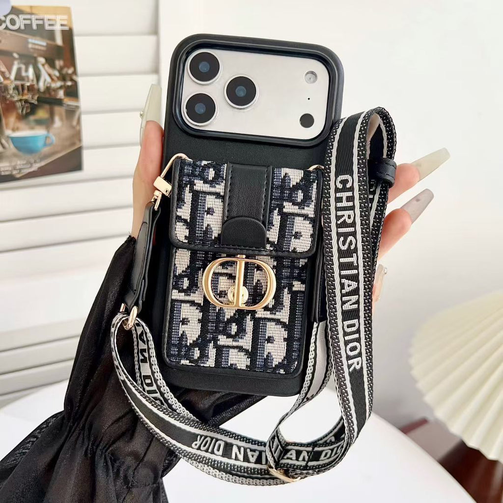Dior Crossbody iPhone Case for 1217 Pro / Pro Max / Plus