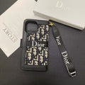 Dior Wallet iPhone Case with Strap