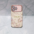 Dior Case Flower Style for iPhone 13 14 15 16 / Pro / Pro Max