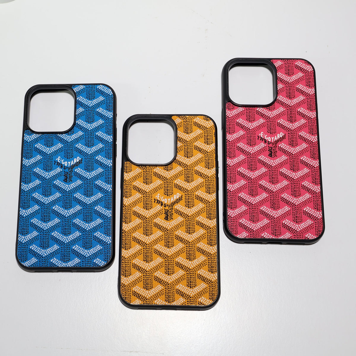 Goyard Phone Case for iPhone 13 14 15 16 Pro Max Plus