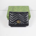 Black Luxury GG Wallet Soft Lambskin Leather