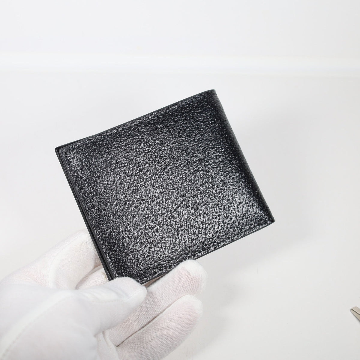 Black Leather GG Wallet