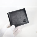 Black Leather GG Wallet