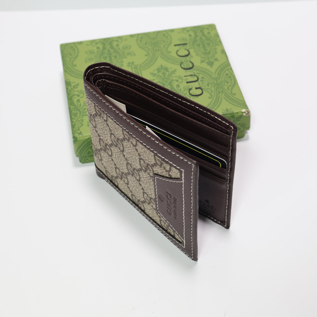 Gucci Canvas Bi Fold Wallet