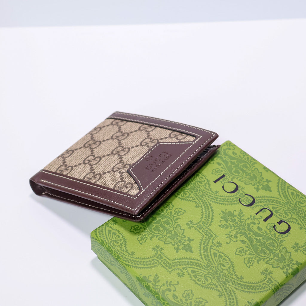 Gucci Canvas Bi Fold Wallet