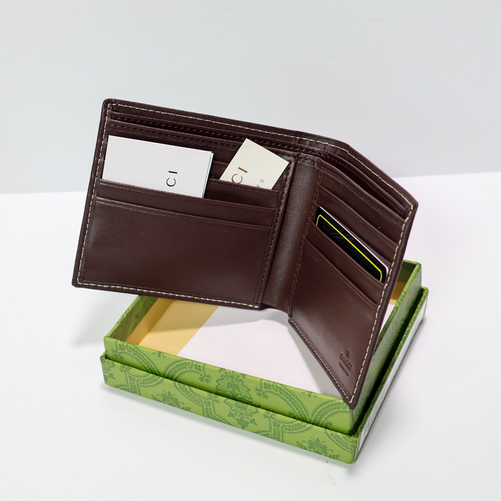 Gucci Canvas Bi Fold Wallet