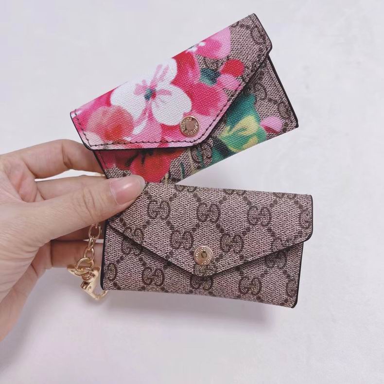 Gucci Card Holder Keychain Mini Pouch