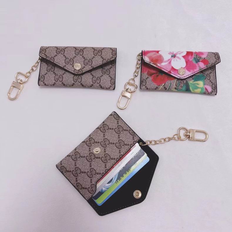 Gucci Card Holder Keychain Mini Pouch