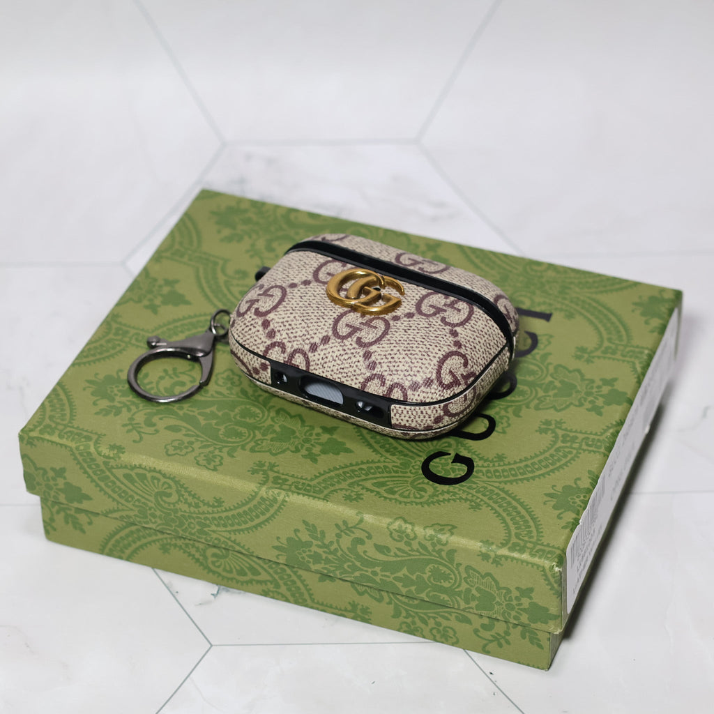 Airpods Case Gucci Style for 2, 3, 4, and Pro