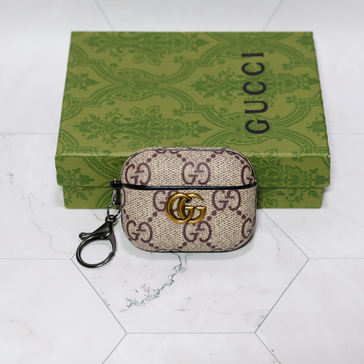 Airpods Case Gucci Style for 2, 3, 4, and Pro