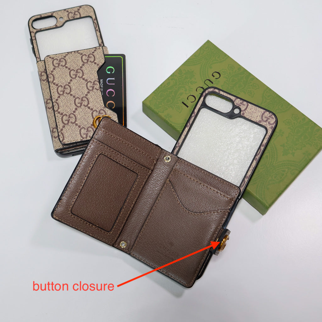 Gucci Z Flip Wallet Phone Case