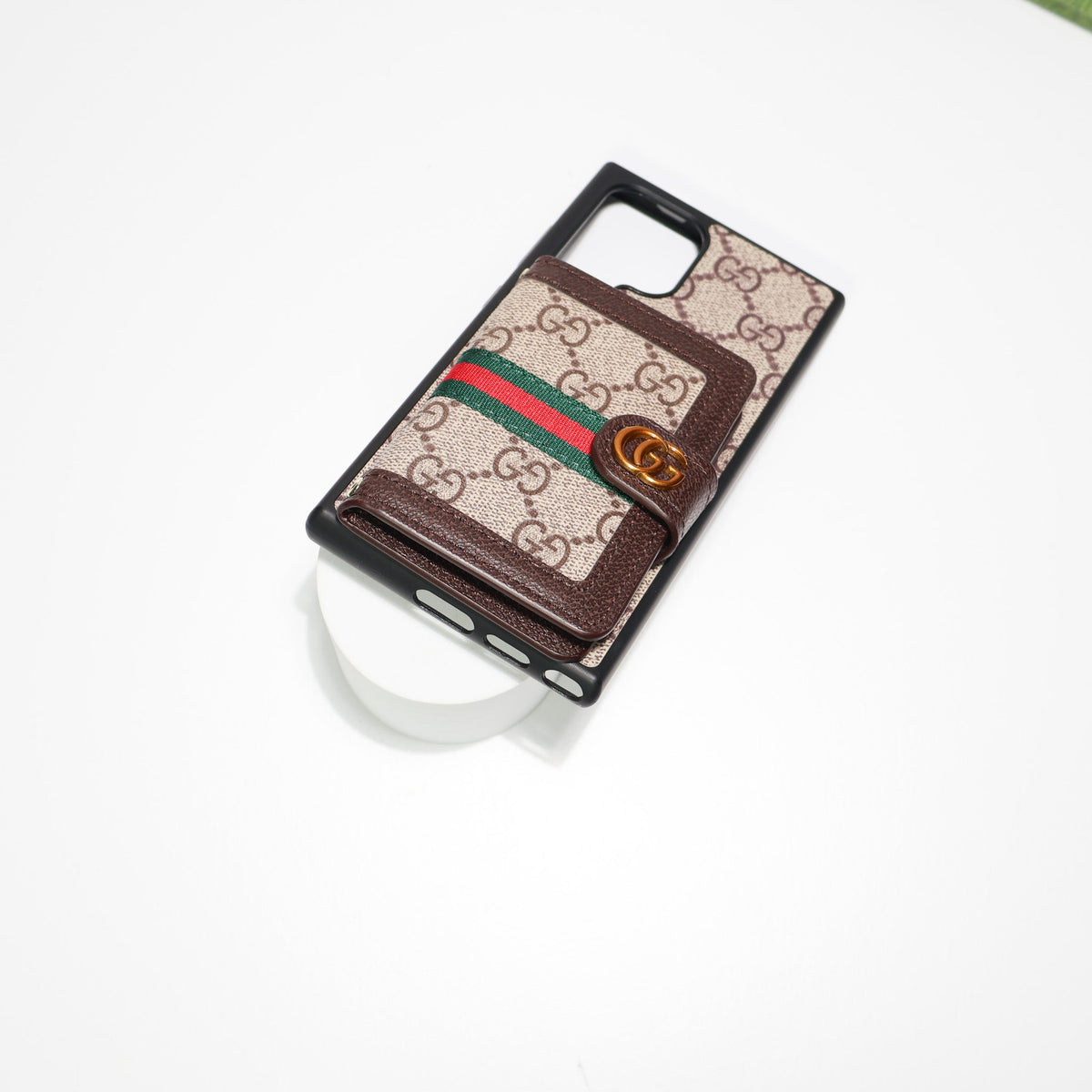 Coated Canvas Samsung Galaxy Phone Case Gucci