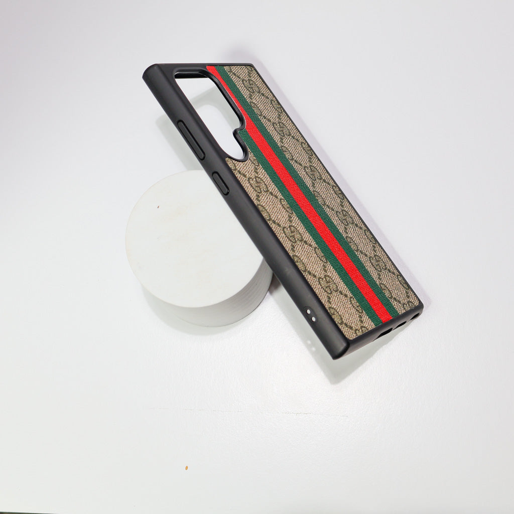 Canvas Samsung Galaxy Gucci Case Red Green Web Stripe