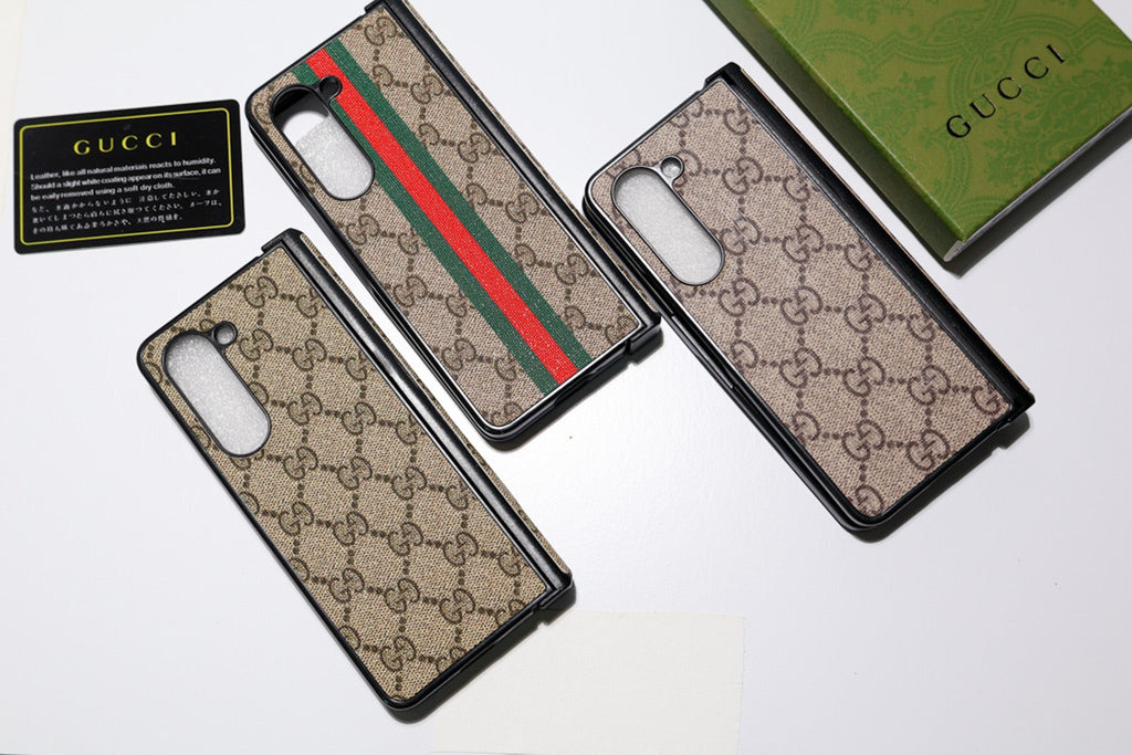Gucci Case Z Fold 3 4 5 6 Series Samsung Galaxy