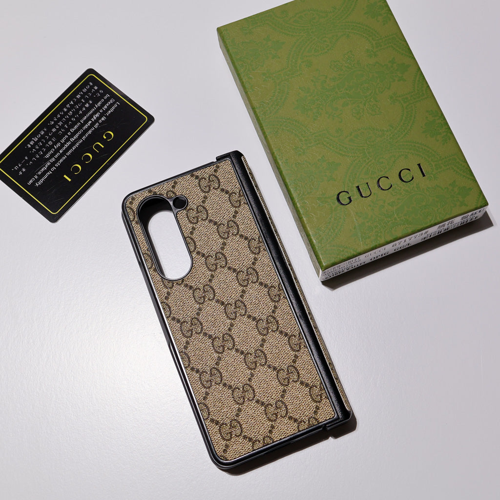 Gucci Case Z Fold 3 4 5 6 Series Samsung Galaxy