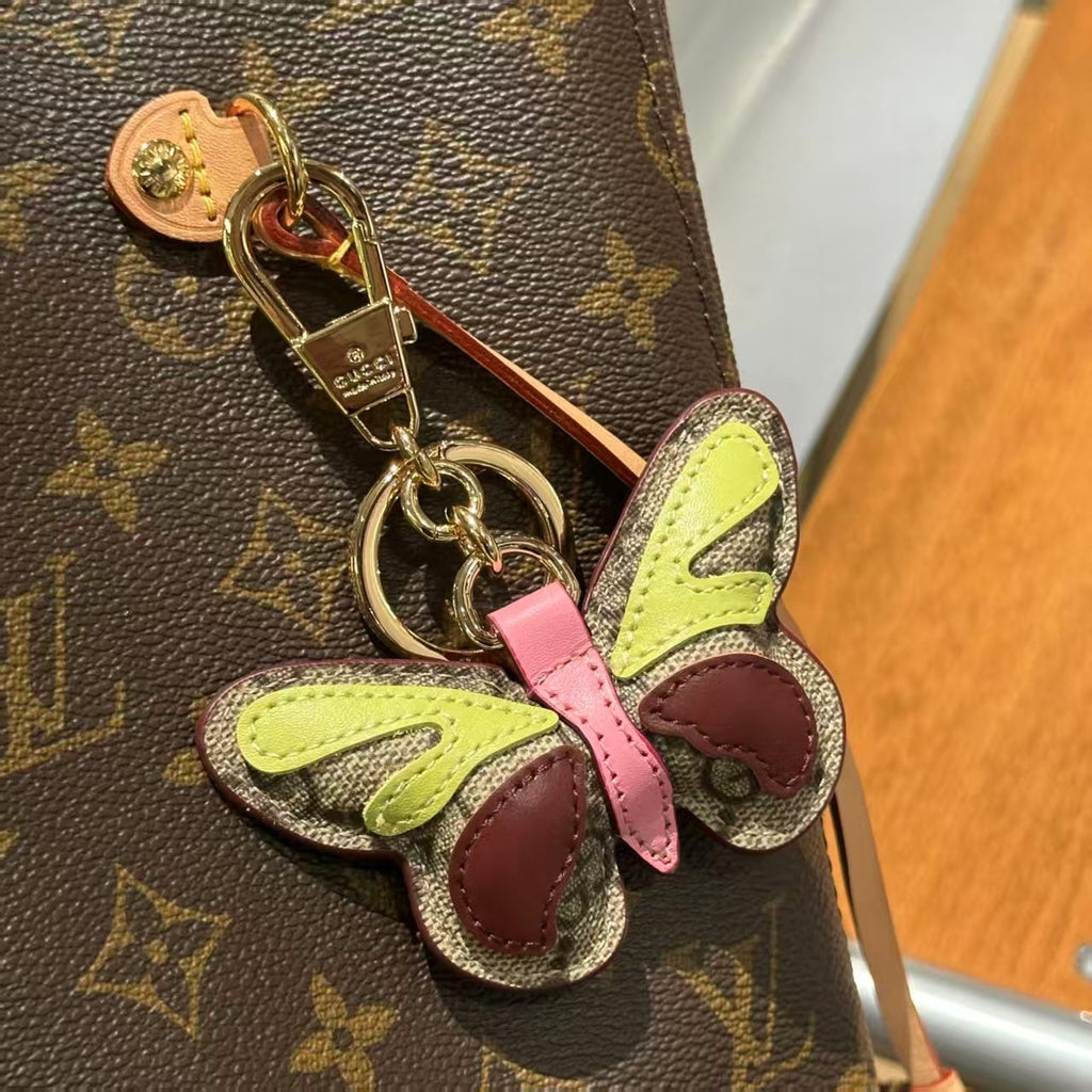 Gucci Butterfly Keychain Bag Charm