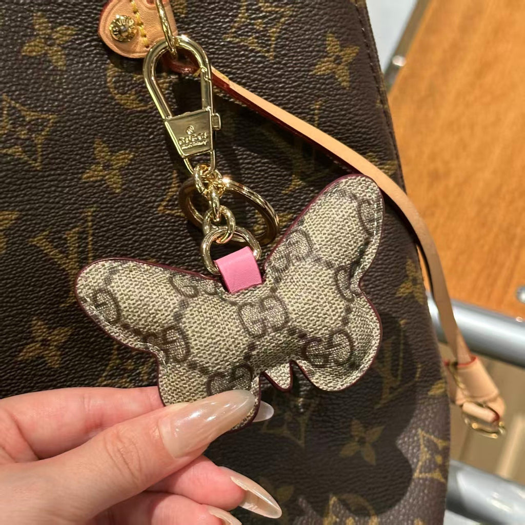 Gucci Butterfly Keychain Bag Charm