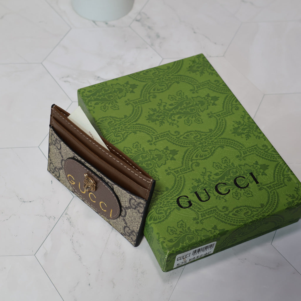 Gucci Card Case Tiger Design