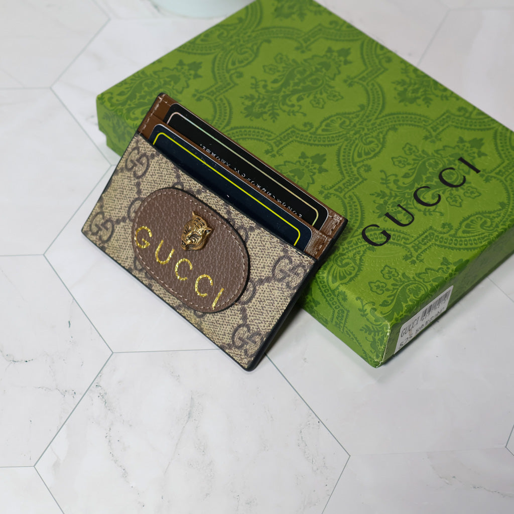 Gucci Card Case Tiger Design