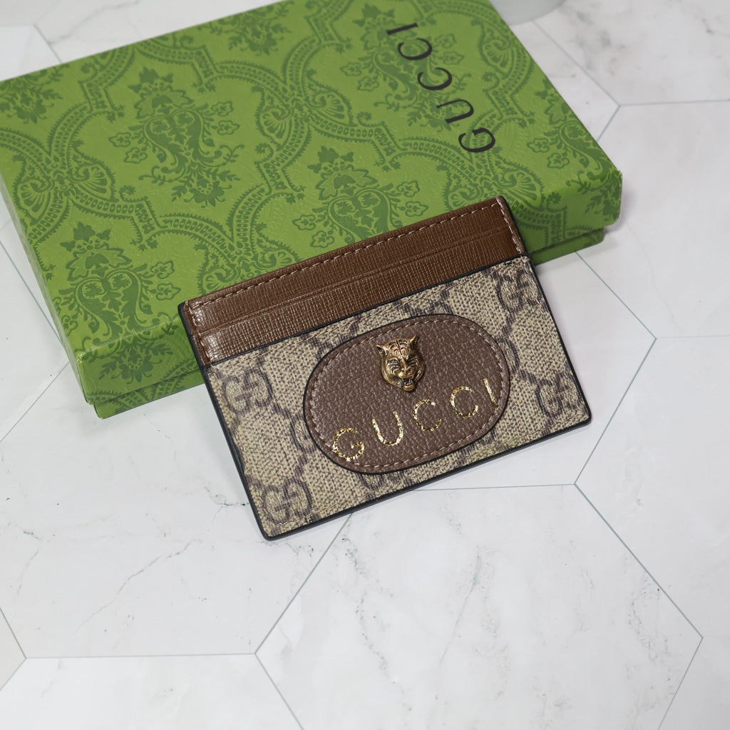 Gucci Card Case Tiger Design