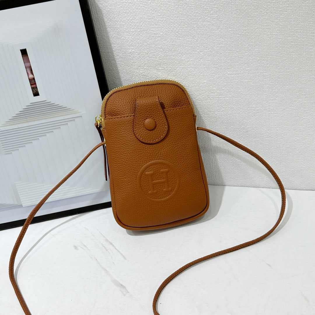 HMS Calfskin Small Crossbody Bag